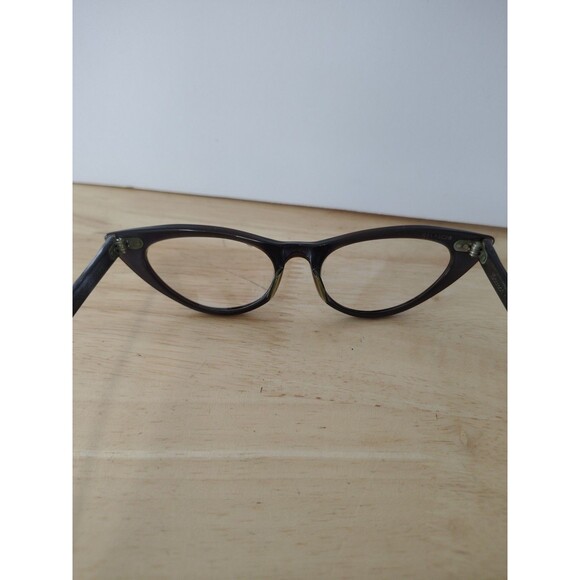 1960\'s VINTAGE BAUSCH & LOMB MULTI TONE CATS EYE Eye Glass Or SUNGLASSES FRAMES main image 4